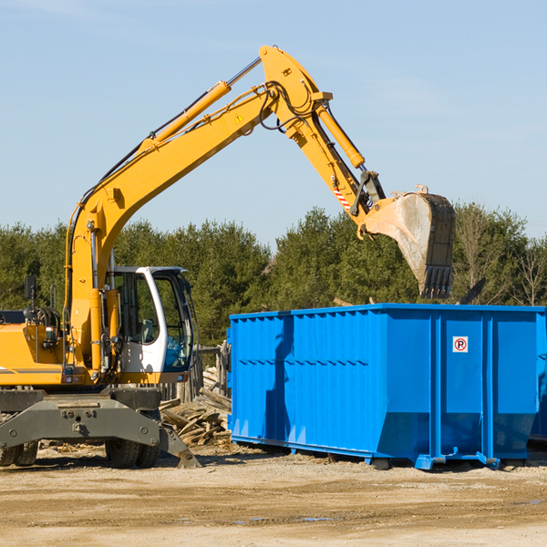 what size residential dumpster rentals are available in East Rochester